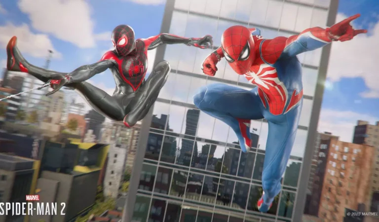 Marvel’s Spider-Man 2 ganha novas imagens dos trajes de Peter e Miles