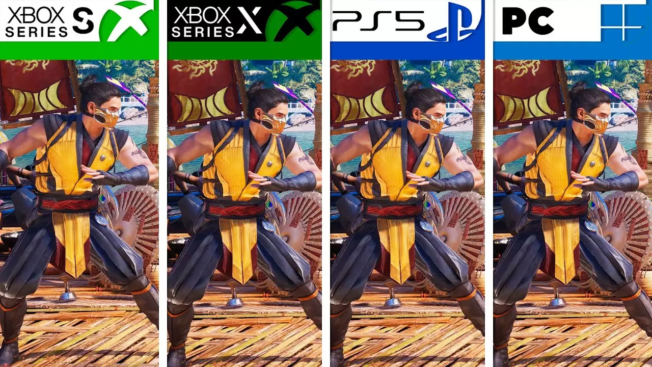 Mortal Kombat 1 video comparação grafica plataformas