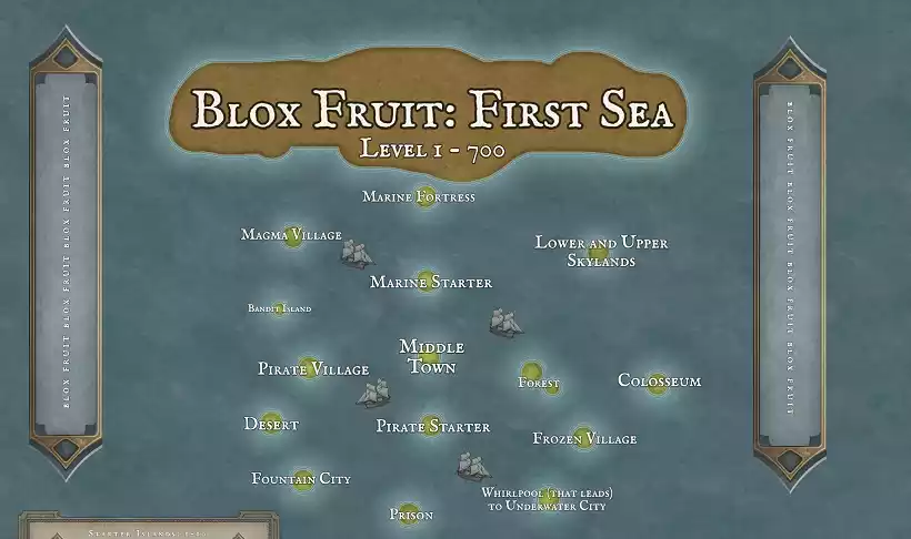 COMO DESPERTAR TODAS AS ESPADAS DO PRIMEIRO SEA NO BLOX FRUITS