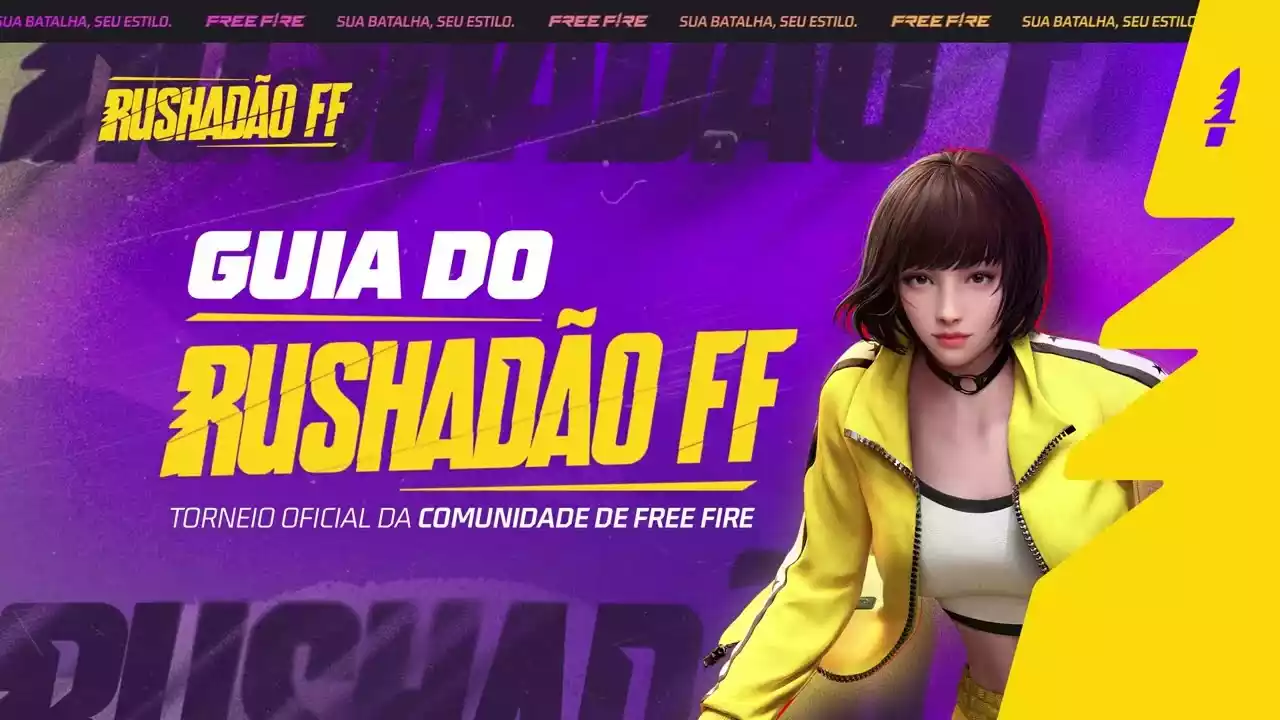 Rushadão FF Como se inscrever no torneio do Free Fire