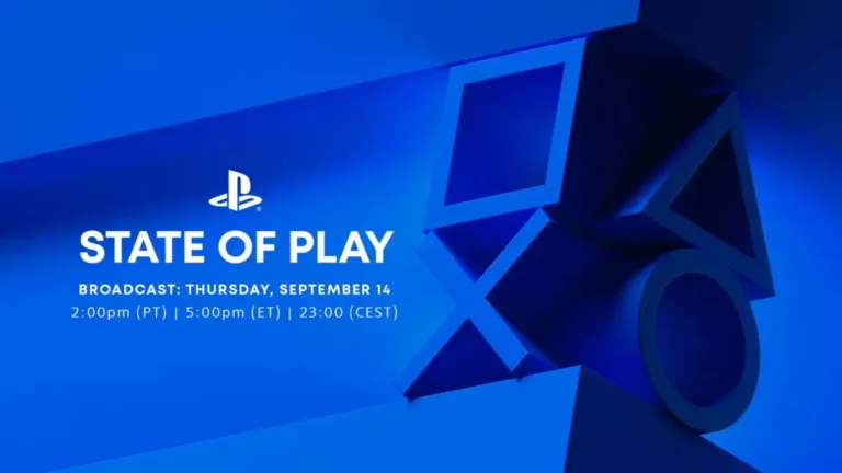 State of Play anunciado 14 setembro