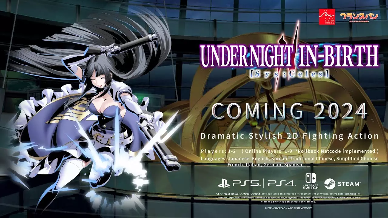 Under Night In Birth II Sys Celes adiciona Kaguya