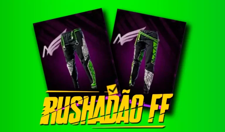 Grátis! Free Fire dará Calça Angelical Verde no evento Rushadão FF