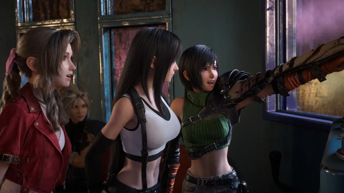 Final Fantasy 7 Rebirth yuffie tifa aerith