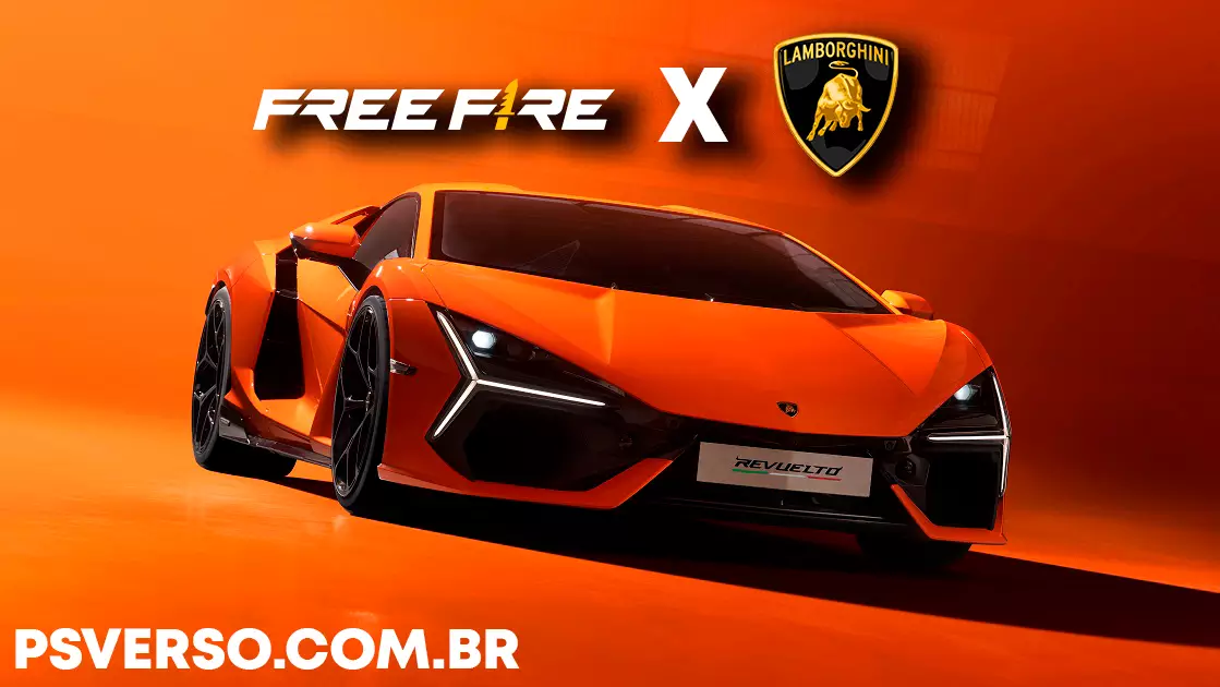 Free Fire X Lamborghini Vazamentos indicam evento de colaboração