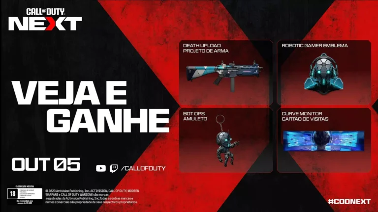 Ganhe recompensas Modern Warfare 3 Assista ao Call of Duty NEXT