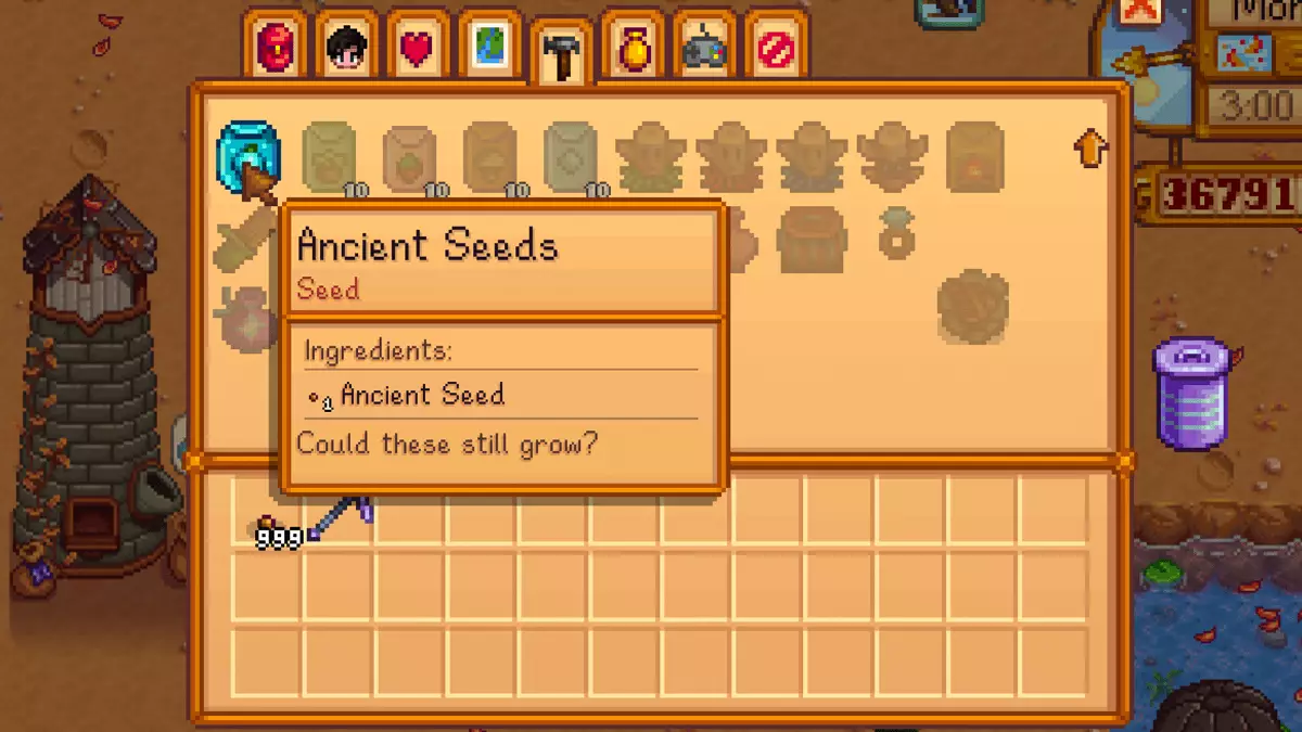 Stardew Valley ancient seed