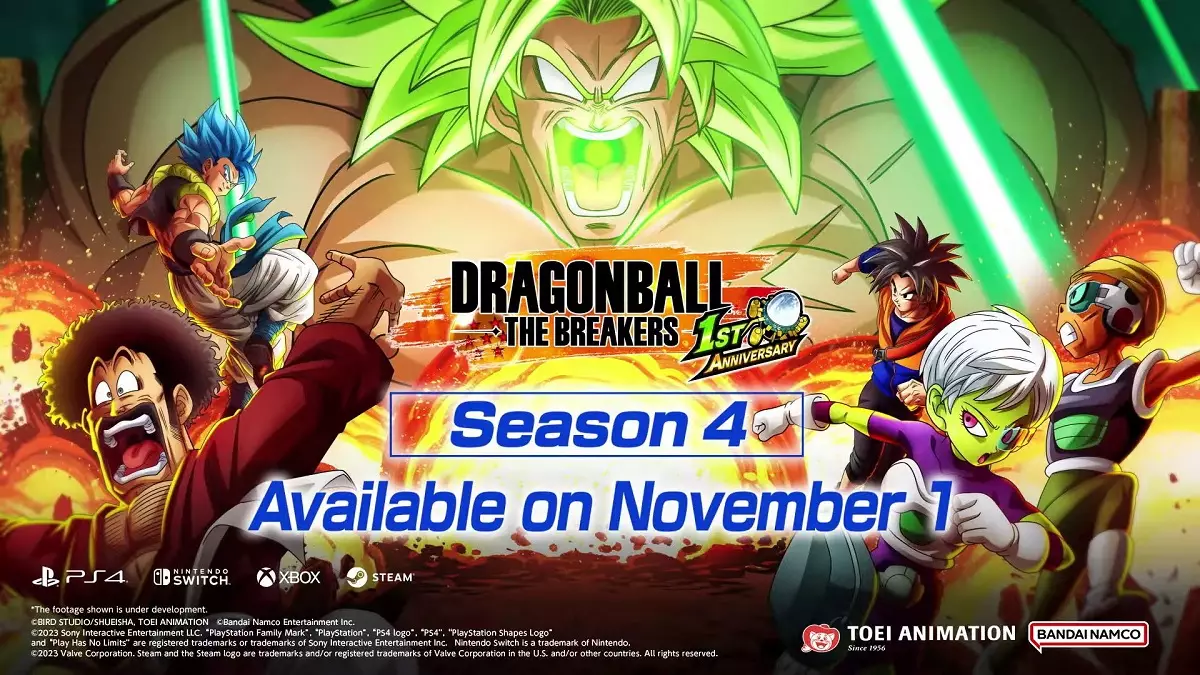 Temporada 4 de Dragon Ball The Breakers será lançado em 1 de novembro