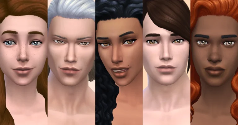The Sims 4 Como mudar cor da pele tons