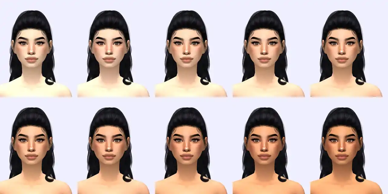 The Sims 4 tons de pele varios The Sims 4 tons de pele varios