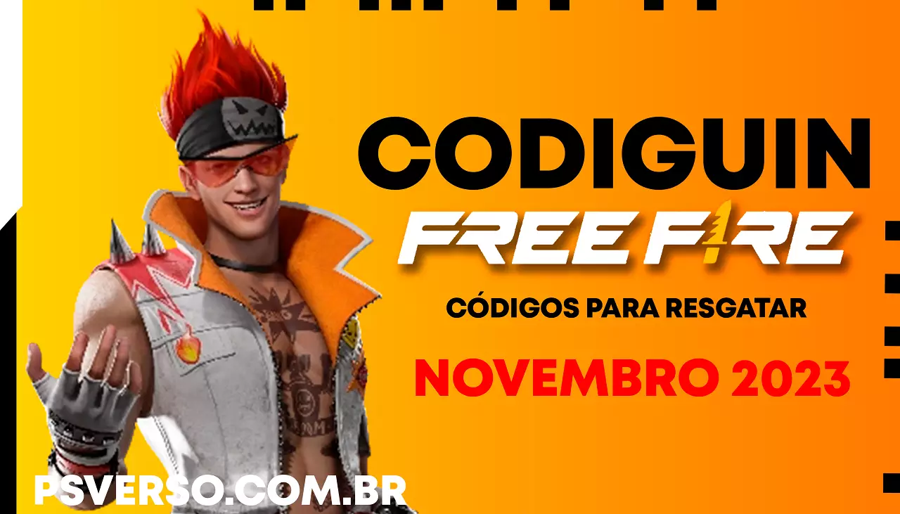 CODIGUIN FF: código Free Fire para o mês de Novembro [2023]; Resgate no  Rewards