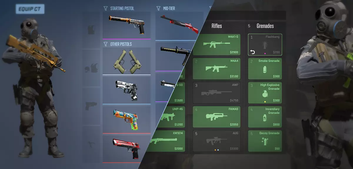 cs2 counter strike 2 armas weapons