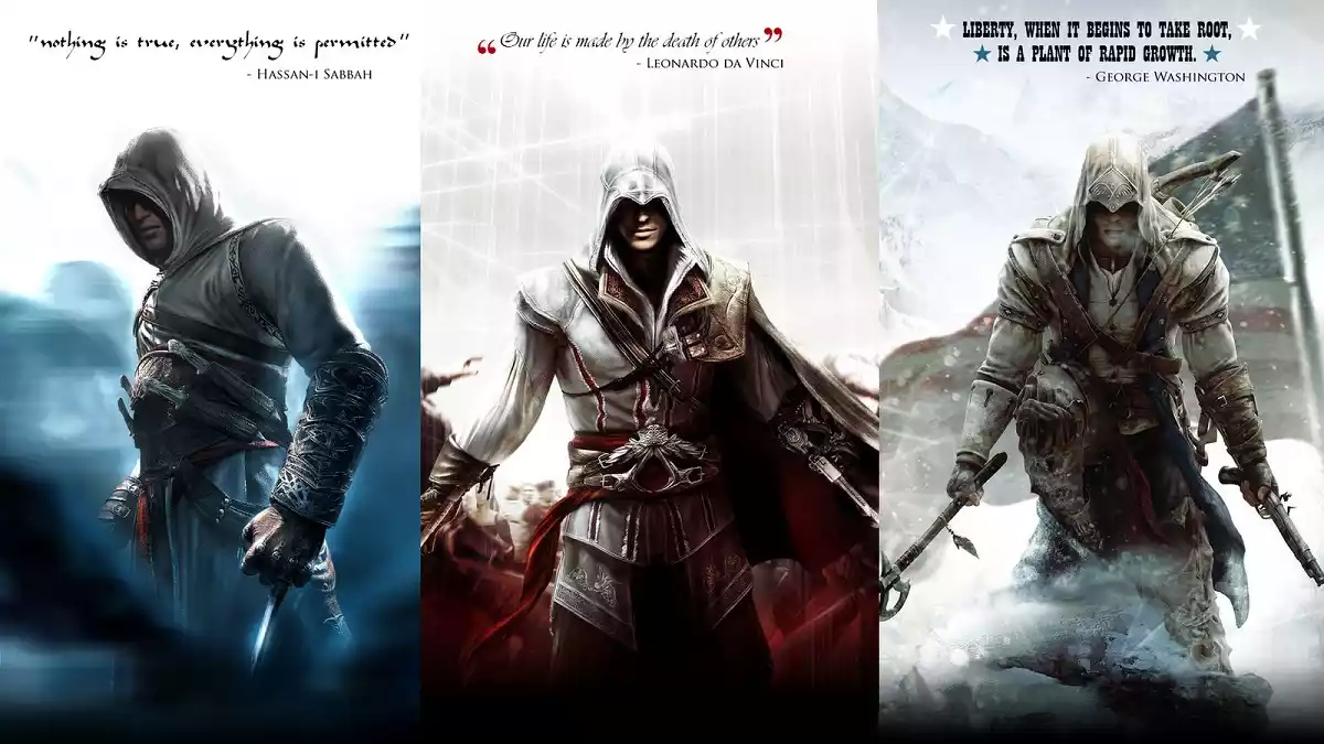 Assassin's Creed Trilogia Ezio Linha do tempo e ordem cronológica