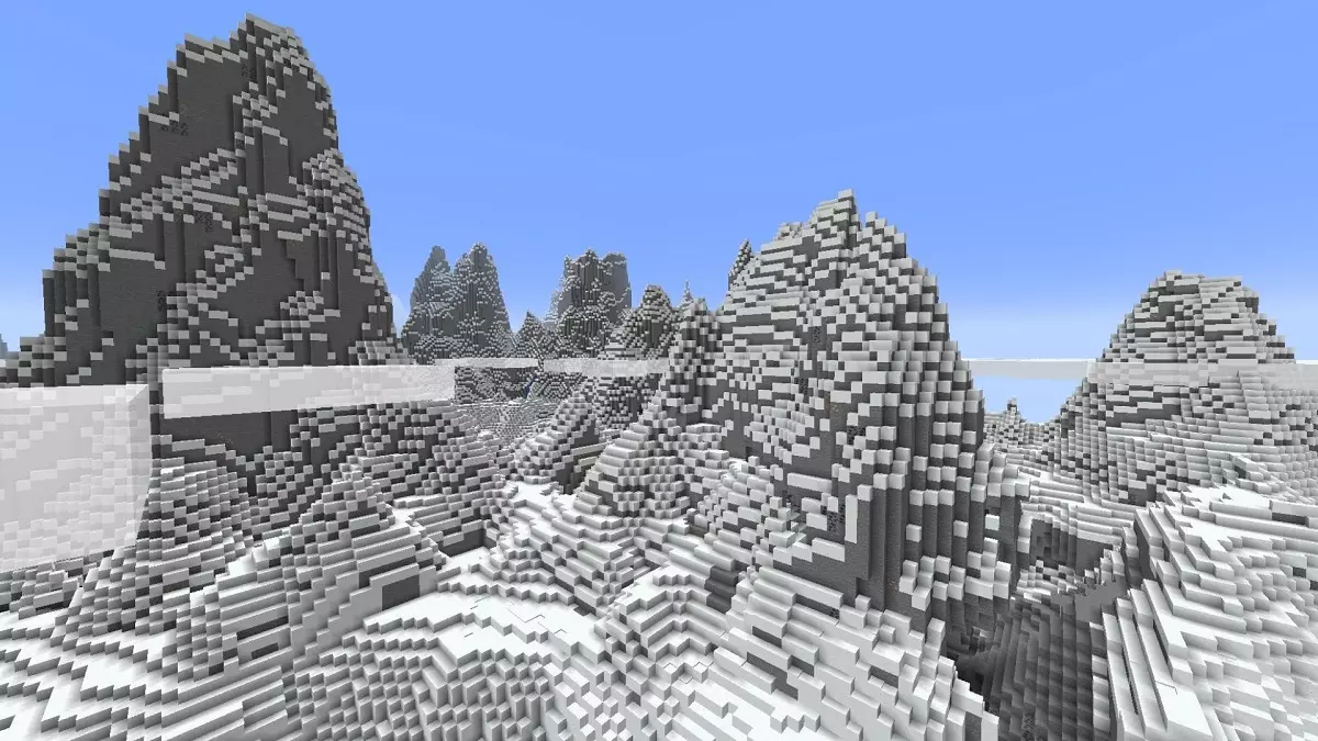 Biomas Minecraft Picos de Montanhas