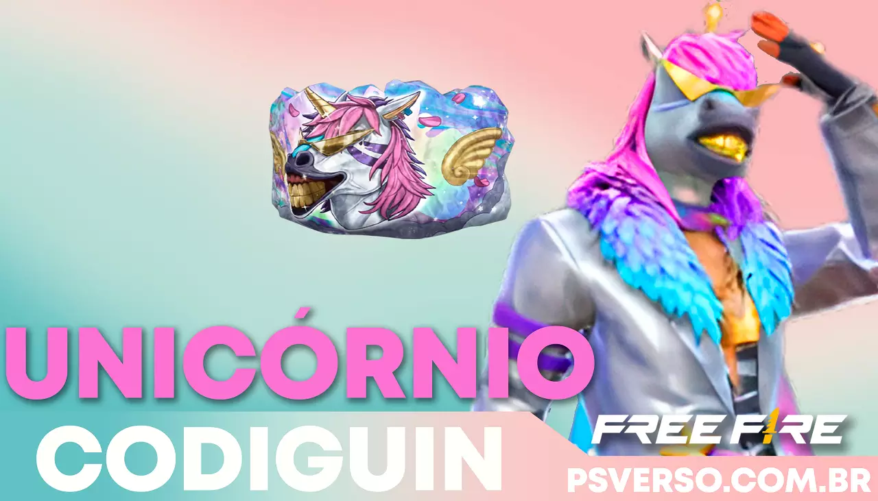 CODIGUIN FF Resgate Código Free Fire Unicórnio rewards