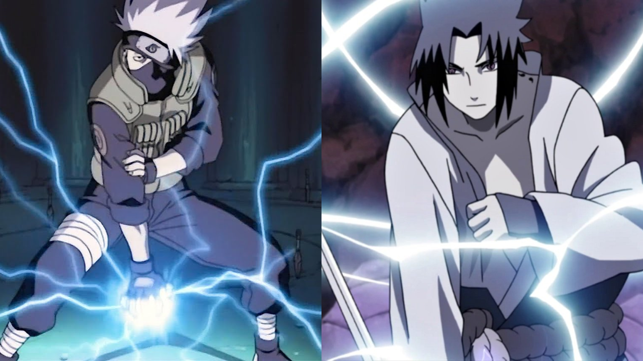 SASUKE UCHIHA VS GAARA - CHIDORI O GOLPE DE MIL PASSAROS CONTRA