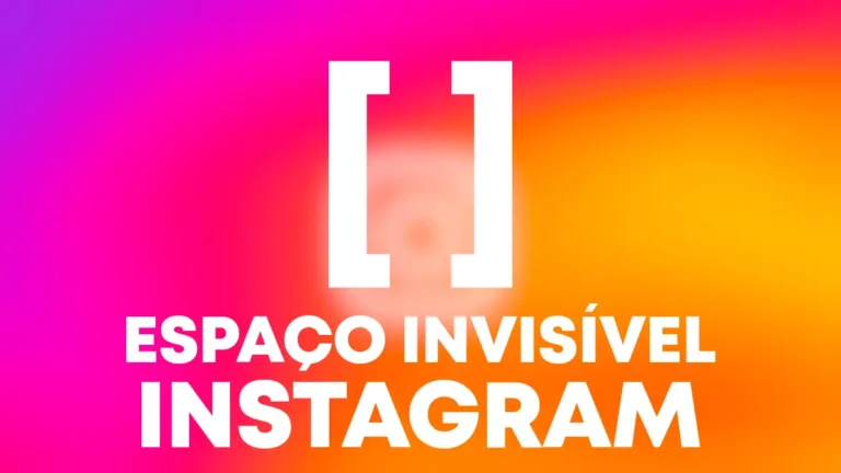 Como Copiar e Colar Espaço Invisível no Instagram