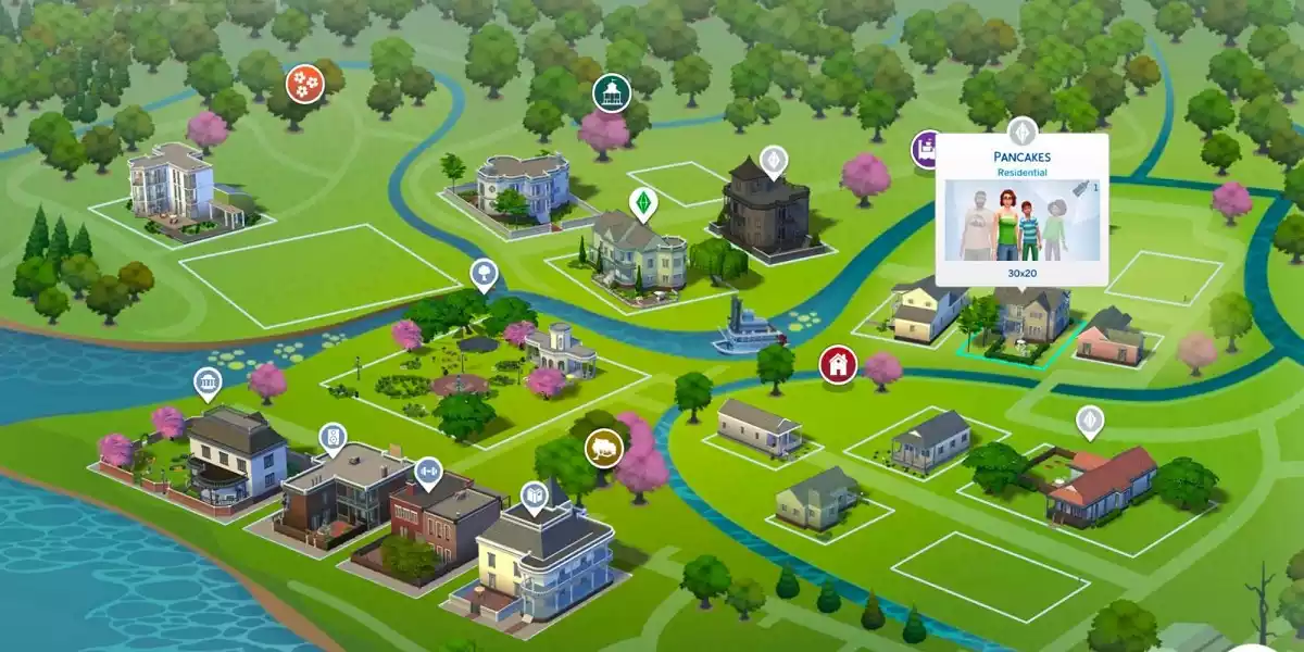 Como alternar entre famílias no The Sims 4