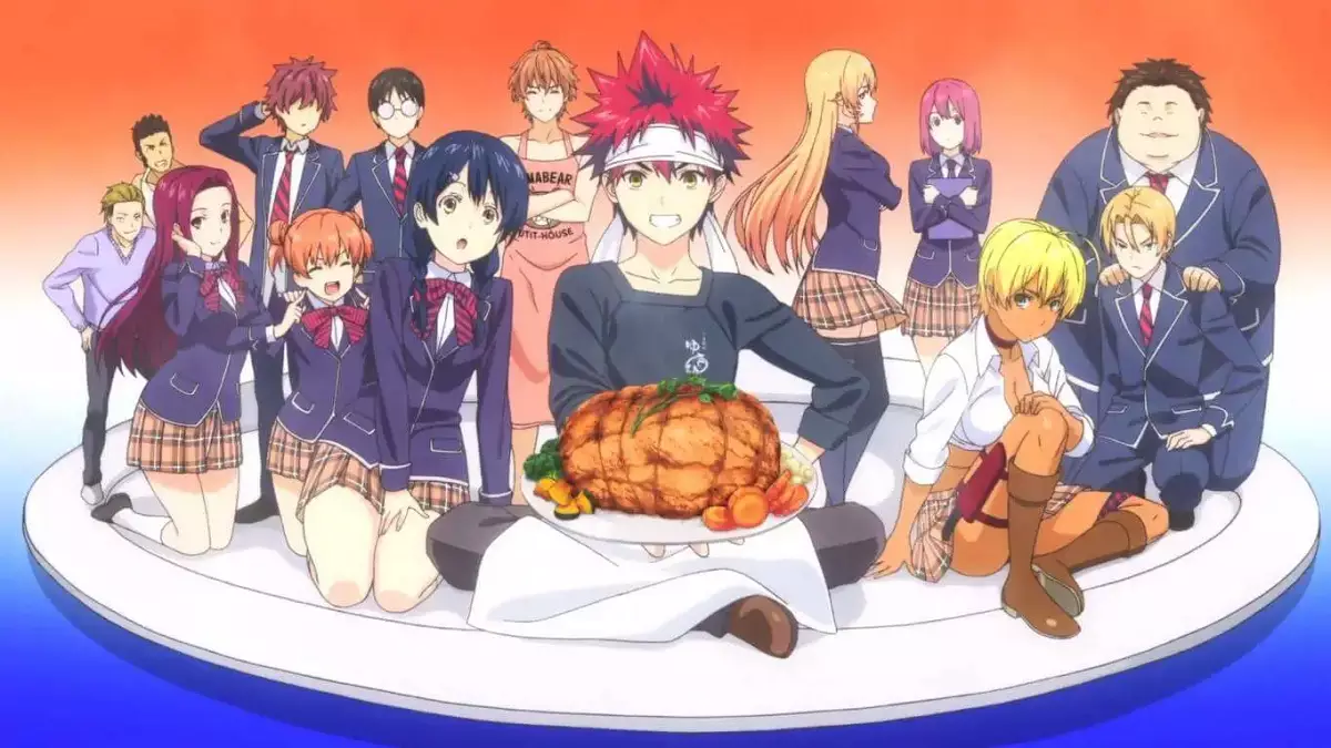 Food Wars! Shokugeki No Soma melhores animes ecchi