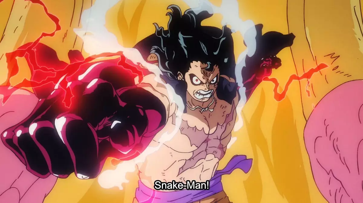 Gear 4 Snake Man One Piece