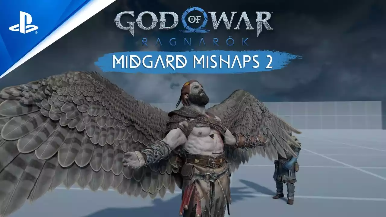 God of War Ragnarök mostra bugs engraçados em novo trailer