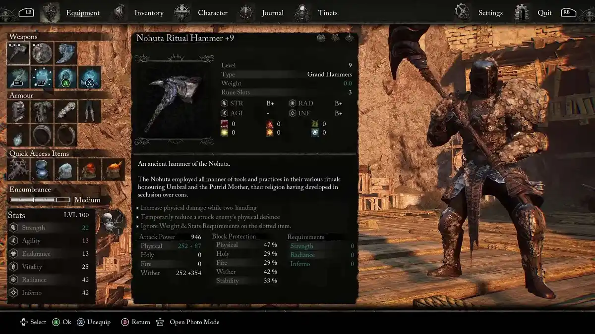 Nohuta Ritual Hammer lords of the fallen Nohuta Ritual Hammer lords of the fallen