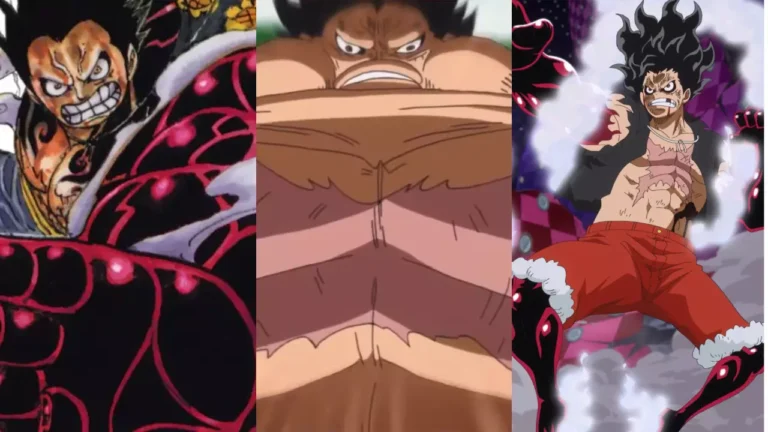 One Piece Todas as versões do Gear 4 do Luffy