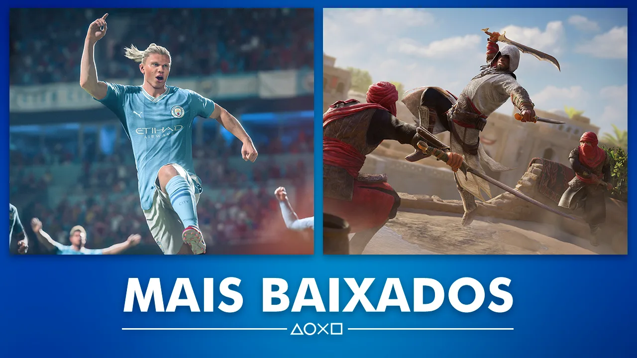 PS Store Jogos mais baixados do mês de outubro de 2023