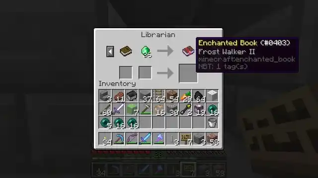 Passos Gelados II minecraft encantamentos Passos Gelados II minecraft encantamentos