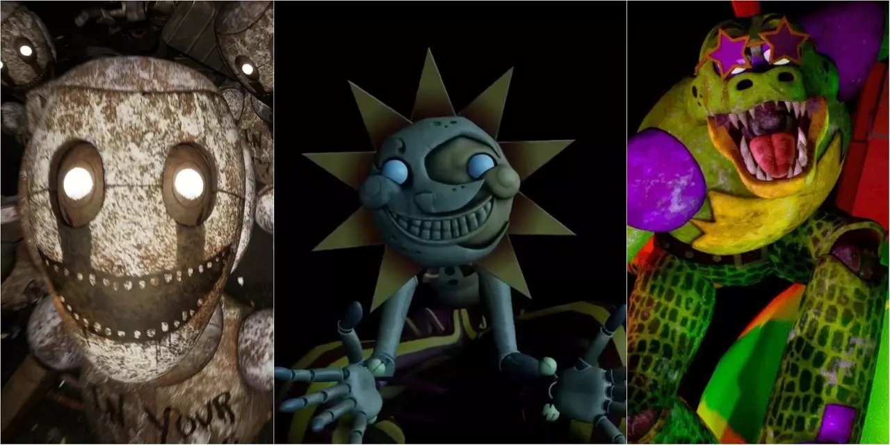 Os 5 personagens mais assustadores de fnaf