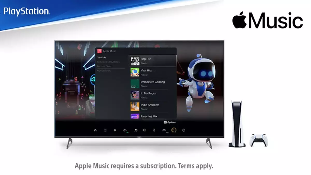 Sony dá 6 meses grátis de Apple Music para donos de PS5