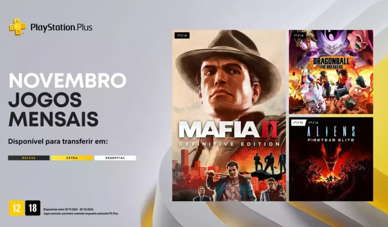 Oficial! Sony revela jogos da PS Plus Essential de novembro 2023