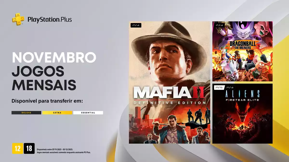 Sony revela jogos PS Plus Essential novembro 2023