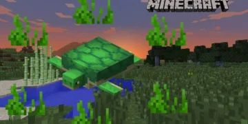 Tartarugas no Minecraft como domar, criar e obter escamas