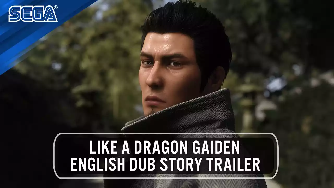 Dublagem em inglês de Like a Dragon Gaiden já está disponível