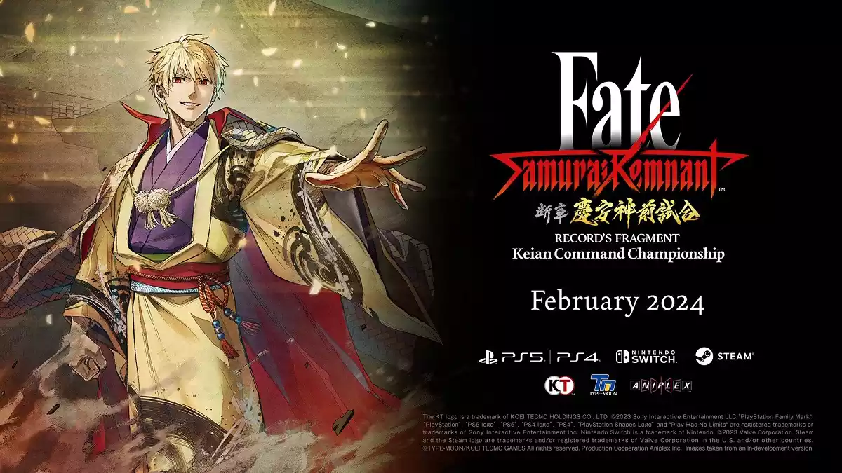 Fate Samurai Remnant DLC Records Fragment Keian Command Championship
