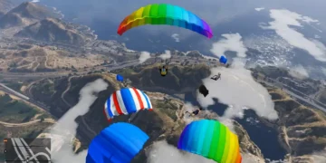 GTA 5 Como pegar e usar um paraquedas