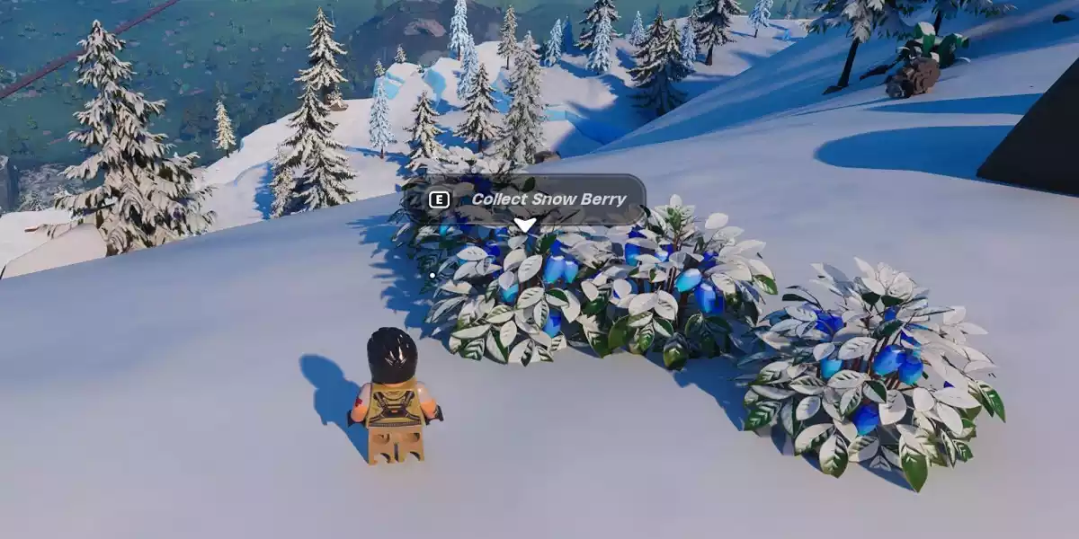 LEGO Fortnite Como obter Frutas de Neve (Snowberries) (1)