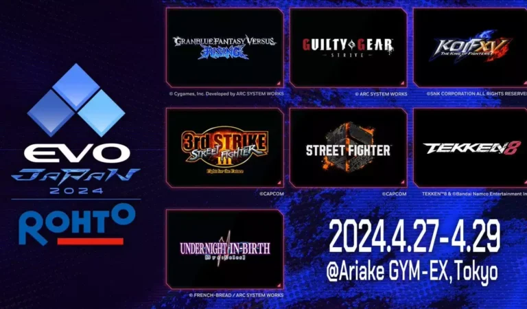 Lineup da EVO Japan 2024 é revelado