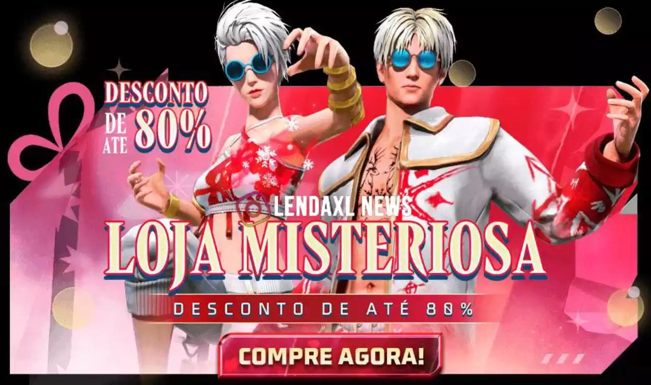 Loja Misteriosa Free Fire Conjunto Assistente Nevada e Conjunto DR. Coração Gelado