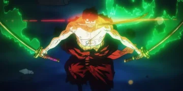 One Piece Estilo de Três Espadas de Zoro Santoryu