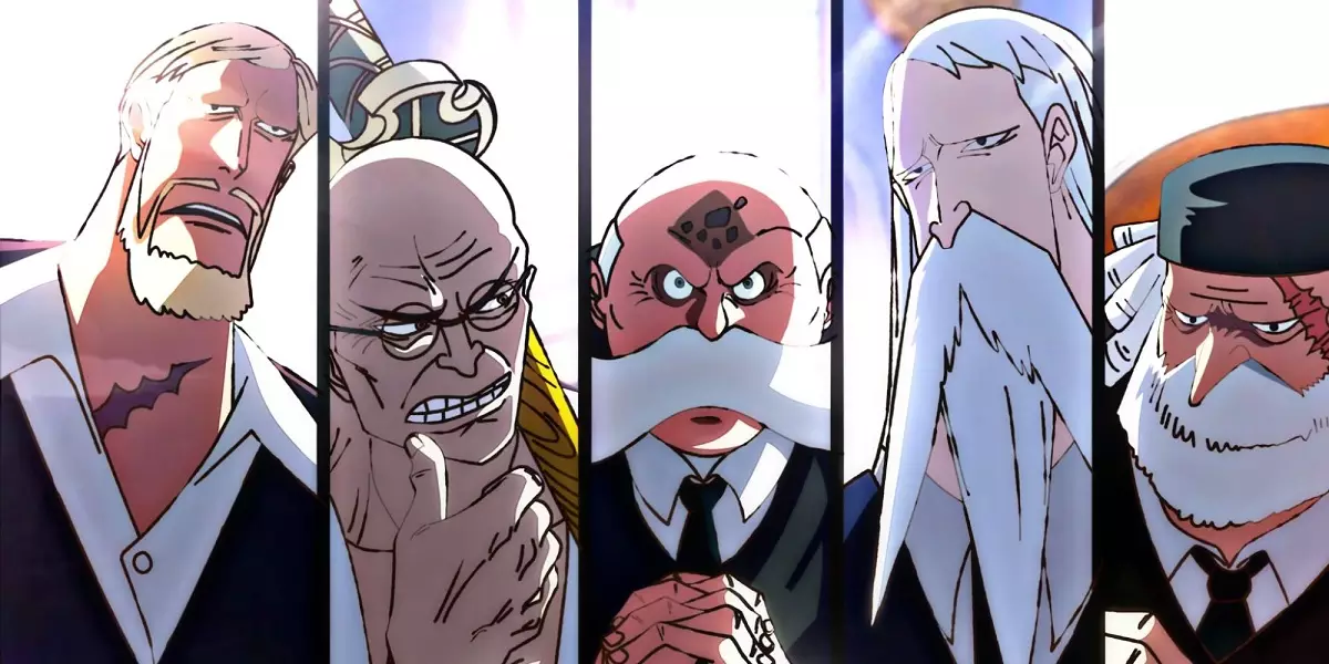 Os Cinco Anciões de One Piece