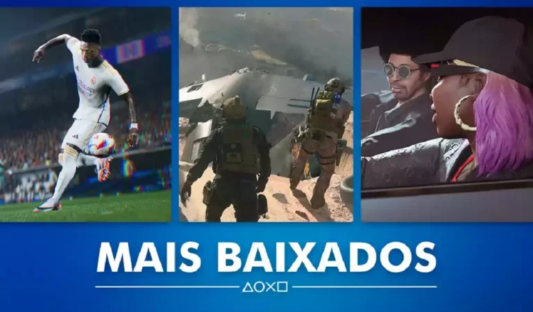 PS Store: Jogos mais baixados do mês de novembro de 2023