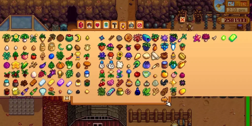 Stardew Valley Como enviar todos os itens