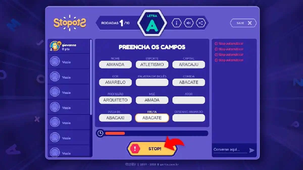 StopotS jogo navegador StopotS jogo navegador