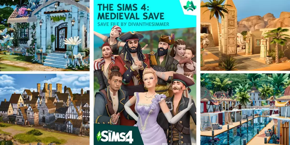 The Sims 4 Medieval Save por Divan the Simmer