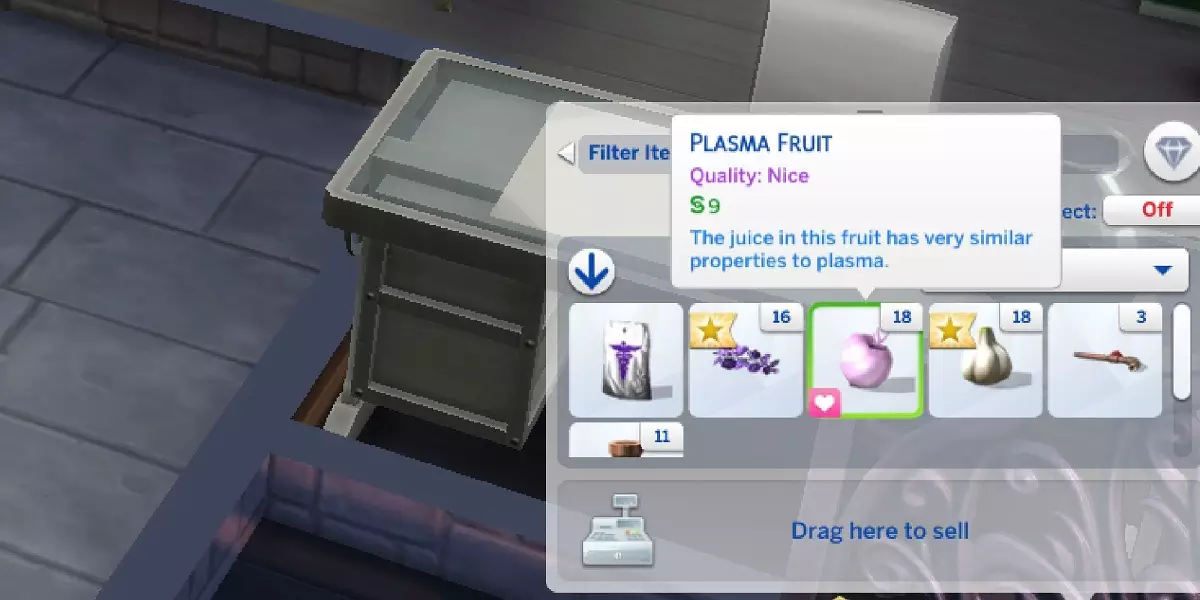 The Sims 4 O que fazer com fruta de plasma