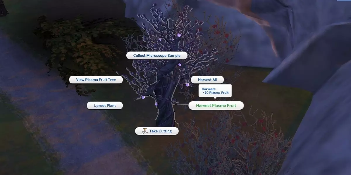 The Sims 4 Onde encontrar frutas de plasma