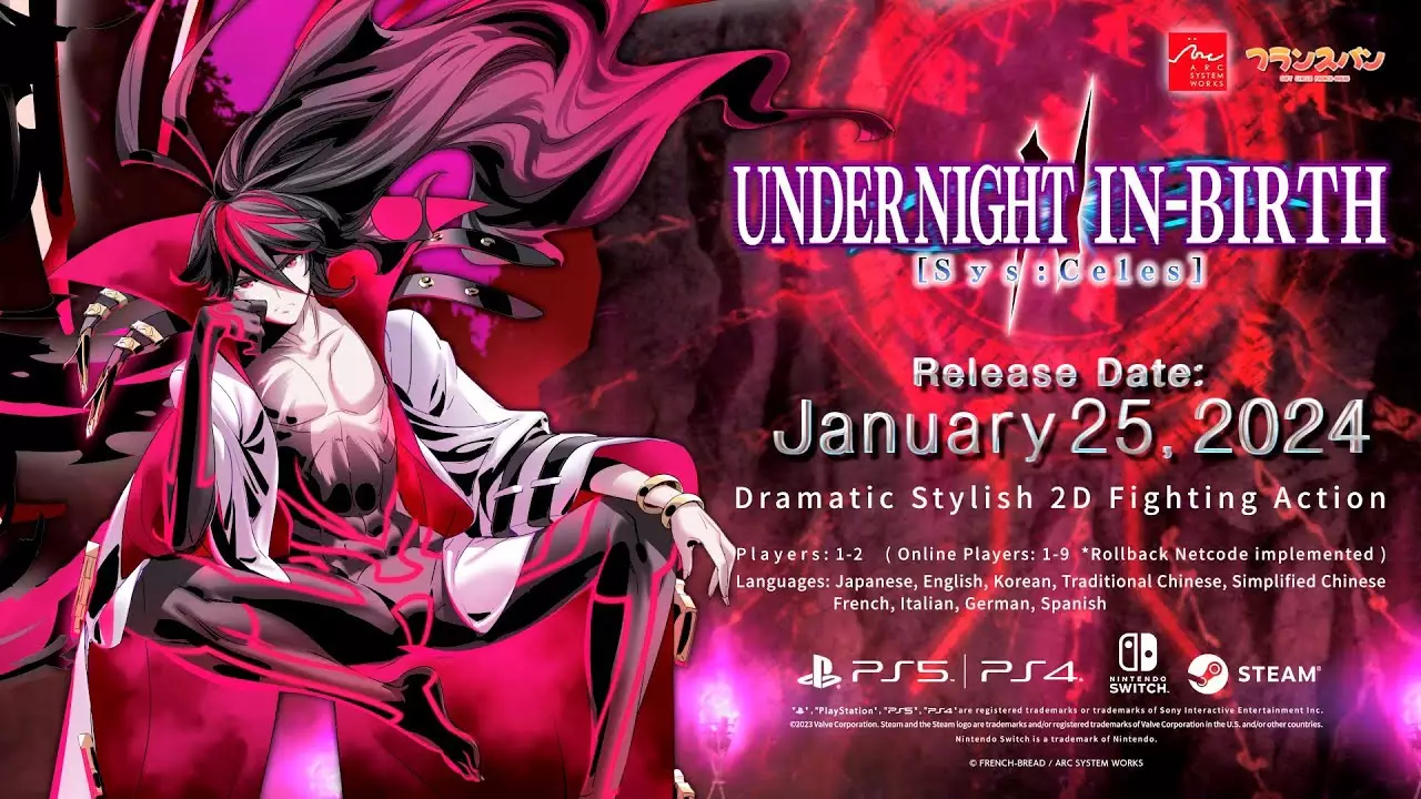 Under Night In Birth II SysCeles adiciona o personagem Kuon