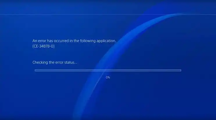 codigo erro ps4 ce 34878 0 codigo erro ps4 ce 34878 0